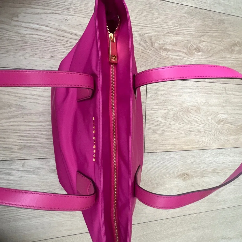 Marc Jacobs NWOT Wingman Nylon Tote in Pink w/Gold Hardware.